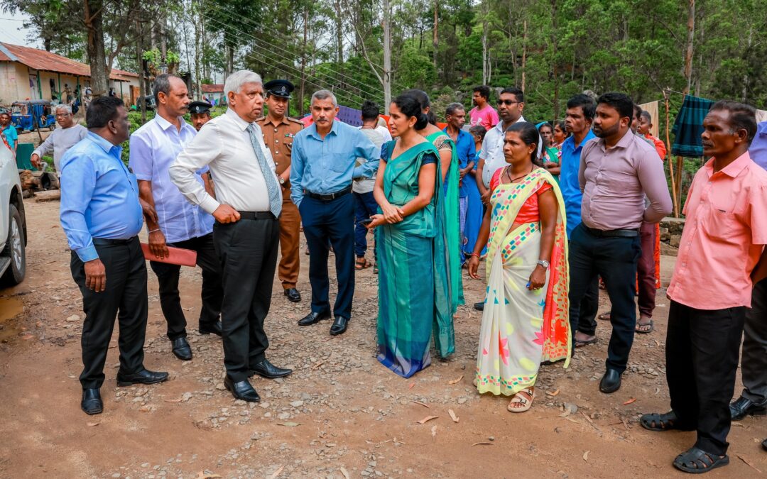 පූනාගල ගම්මානයේ සිදුවූ නායයෑම්වලින් පීඩාවට පත්ව ජනතාවගේ ජීවන තත්වය හා සුව-දුක් සොයා බැලීම
